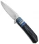 Herucus Blomerus LL 14 Custom Flipper Knife Zirc/Layered G-10 (3.9" Satin)