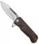 Medford Custom Proxima Frame Lock Knife Bronze Ti (3.875" Satin) MKT