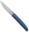 WE Knife Co. 618F Frame Lock Knife Blue Titanium (3.8" Satin)