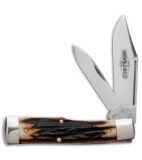 GEC #44 Northfield UN-X-LD Gunstock Buffalo Jack Pocket Knife 3.3" Sambar Stag