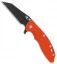 Hinderer XM-18 Gen 6 Wharncliffe Knife Orange G-10 (3.5" Black SW)