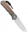 Chris Reeve Knives Large Inkosi Tanto LH Frame Lock Knife Micarta (3.5" SW) CRK