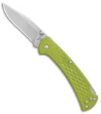 Buck 112 Slim Select Lockback Knife Chartreuse GFN  (3" Satin)