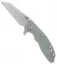 Hinderer XM-18 3.0 Gen 6 Wharncliffe Knife Jade Green G-10 Blue Ano (Stonewash)