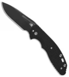 Hinderer Knives XM Slippy Slicer Slip Joint Knife Black G-10 (3" Black SW)