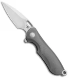 Bestech Knives Parrot Frame Lock Flipper Gray Titanium (2.4" Bead Blast) BT1807A