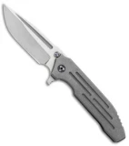 Peter Rassenti Custom SNAFU Integral Frame Lock Knife Ti (3.5' Satin)