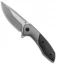 Arcform Catalyst Flipper Knife Ti/Carbon Fiber (3.5" Stonewash) TuffKnives
