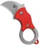 Fox Knives Mini-KA Linerlock Karambit Knife Red (1" Bead Blast) 01FX327