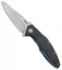 MKM Burnley Raut Liner Lock Flipper Knife Carbon Fiber (3.35" Satin)