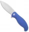 CIVIVI Naja Flipper Liner Lock Knife Blue G-10 (3.75" Satin) C802B