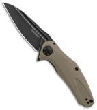 Kershaw Natrix Sub-Frame Lock Knife Tan G-10 (3.25" Black Stonewash) 7007TANBW