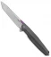 Rike Knife 1707T Integral Frame Lock Knife Dark Gray Titanium (3.75" Satin)