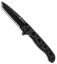 CRKT Carson M16-10K EDC Tanto Liner Lock Knife Black Zytel (3" Black Serr)
