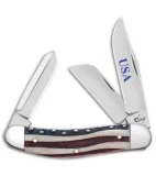 Case Sowbelly Knife 3.875" Patriotic Bone (TB6339 SS) 64134