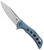 Olamic Cutlery Swish Flipper Frame Lock Knife Kinetic Sky (3.75" Satin) S171