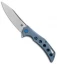 Olamic Cutlery Swish Flipper Frame Lock Knife Kinetic Sky (3.75" Satin) S171