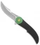 HEAdesigns Equilibrium V2 Bolster Lock Flipper Knife Carbon Fiber/Green Ti