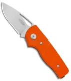 Three Rivers Manufacturing Atlas Slip Joint Knife Orange G-10 (2.25" Satin)