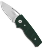 Three Rivers Manufacturing Atlas Slip Joint Knife Forest Green G10 (2.25" Satin)