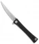 Artisan Cutlery S Waistline Liner Lock Knife Textured Black G-10 (4" Stonewash)