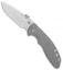 Hinderer Knives XM Slippy Spanto Slip Joint Knife Gray G-10 (3" Stonewash)