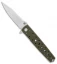 Artisan Cutlery Virginia Liner Lock Knife Green G-10 (3.8" Satin)