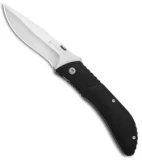 CRKT B.U.L.L. Front Flipper Liner Lock Knife Black Zytel (3" Satin) 6562