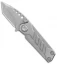 EOS Prawn Tanto Friction Folder Knife Titanium (2.1" Stonewash)