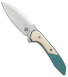 TuffKnives Blauvelt Custom S7 Tactique Knife Westinghouse/Ti (3.5" Hand Satin)