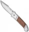 SOG Fielder Liner Lock Knife Wood (3.5" Satin) FF-30