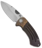 Medford Custom Theseus Frame Lock Knife Bronze Fade Sculpt (3.6" Satin) MKT