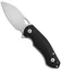 GiantMouse Vox/Anso ACE Biblio Flipper Knife Black G-10 (2.9" Satin M390)