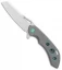 Olamic Cutlery Wayfarer 247 Sheepscliffe Knife Darkblast Ti (3.5"Satin)