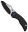 Olamic Cutlery Busker Semper Frame Lock Knife Black Matte Ti (2.5" Two-Tone)