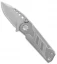 EOS Prawn Friction Folder Knife Titanium (2.1" Stonewash)