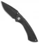EOS Dorado Frame Lock Knife Black DLC Ti w/ Satin Hardware (3.6" Black)