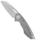 EOS Neptune Flipper Knife Bead Blast Ti (3.1" Stonewash)