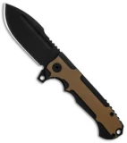 Andre De Villiers Custom Harpoon F17 Knife Black/Bronze Cerakote (3.875" Black)