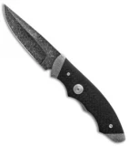Kansei Matsuno Custom 2-Way Hunter Dagger Knife Carbon Fiber (3.1" Damascus)
