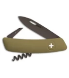 Swiza D01 Swiss Pocket Knife Olive (3" Black)