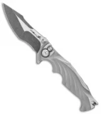 Brian Tighe Custom Tighe Breaker Flipper Knife Integral Ti (3.3" Satin)