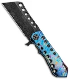 Darrel Ralph Designs DDR MOAB Hacker Flipper Knife Mokuti/Ti (3.5" Damascus)