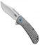 Pena Knives X-Series Lanny's Clip Flipper Knife Jigged Ti (3.25" Stonewash)