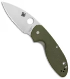 Spyderco Efficient Liner Lock Knife Green G-10 (3" Satin) C216GPGR