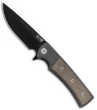 Chaves Ultramar Liberation Street Flipper Knife Green Micarta (3.4" Black SW)