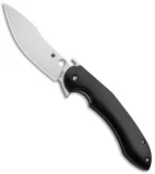Spyderco Vogt Tropen Compression Lock Knife Black G-10 (4" Satin) C237GP