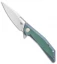 Bestech Shrapnel Frame Lock Knife Green Titanium (3.5"Satin) BT1802B