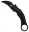Fox Knives Bastinelli Black Bird Karambit Knife Black G-10 (2.5" Black) FX-591