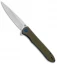 Artisan Cutlery Shark Liner Lock Knife Green G-10 (4" Stonewash) 1707P-GN